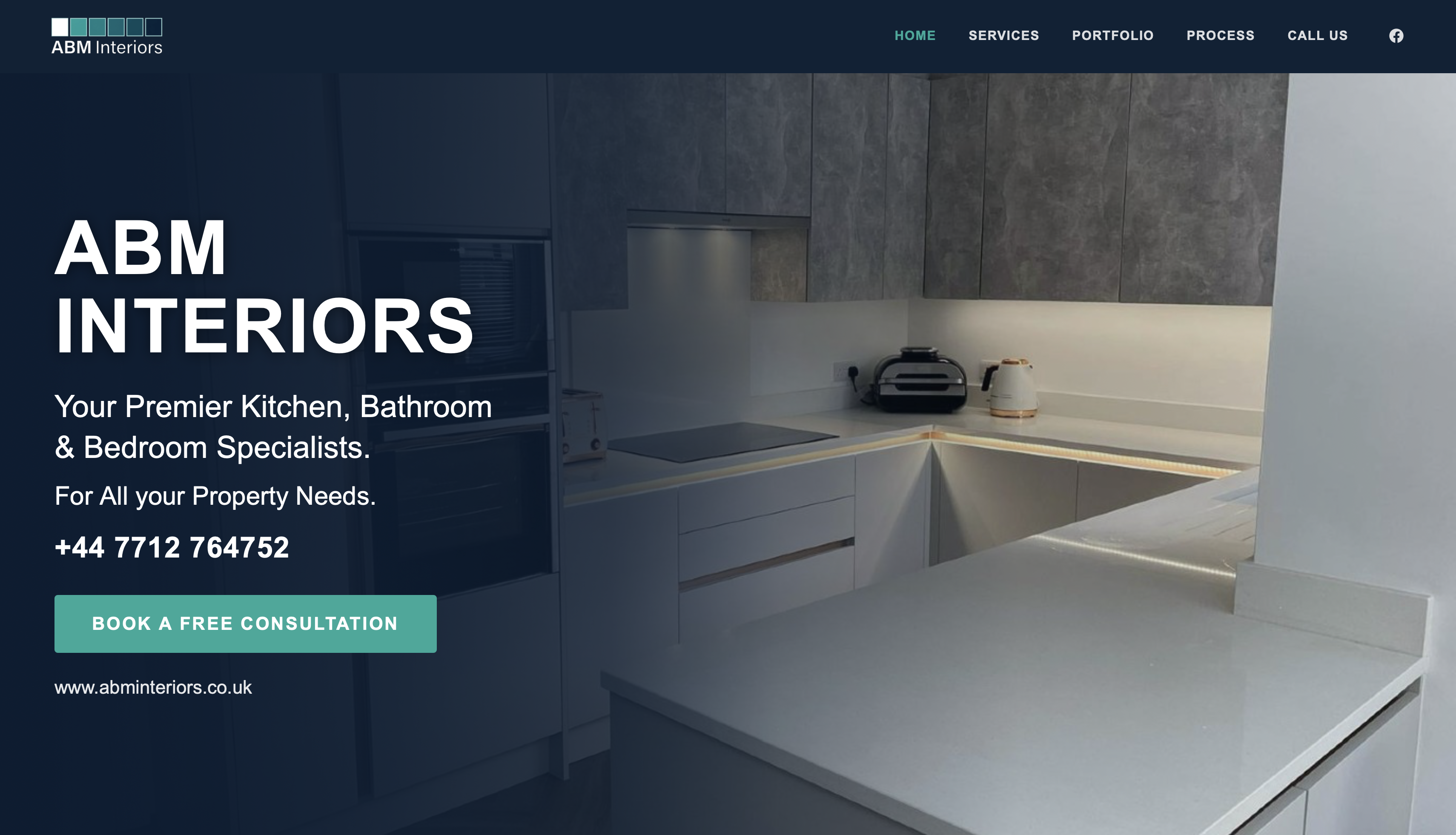 ABM Interiors website