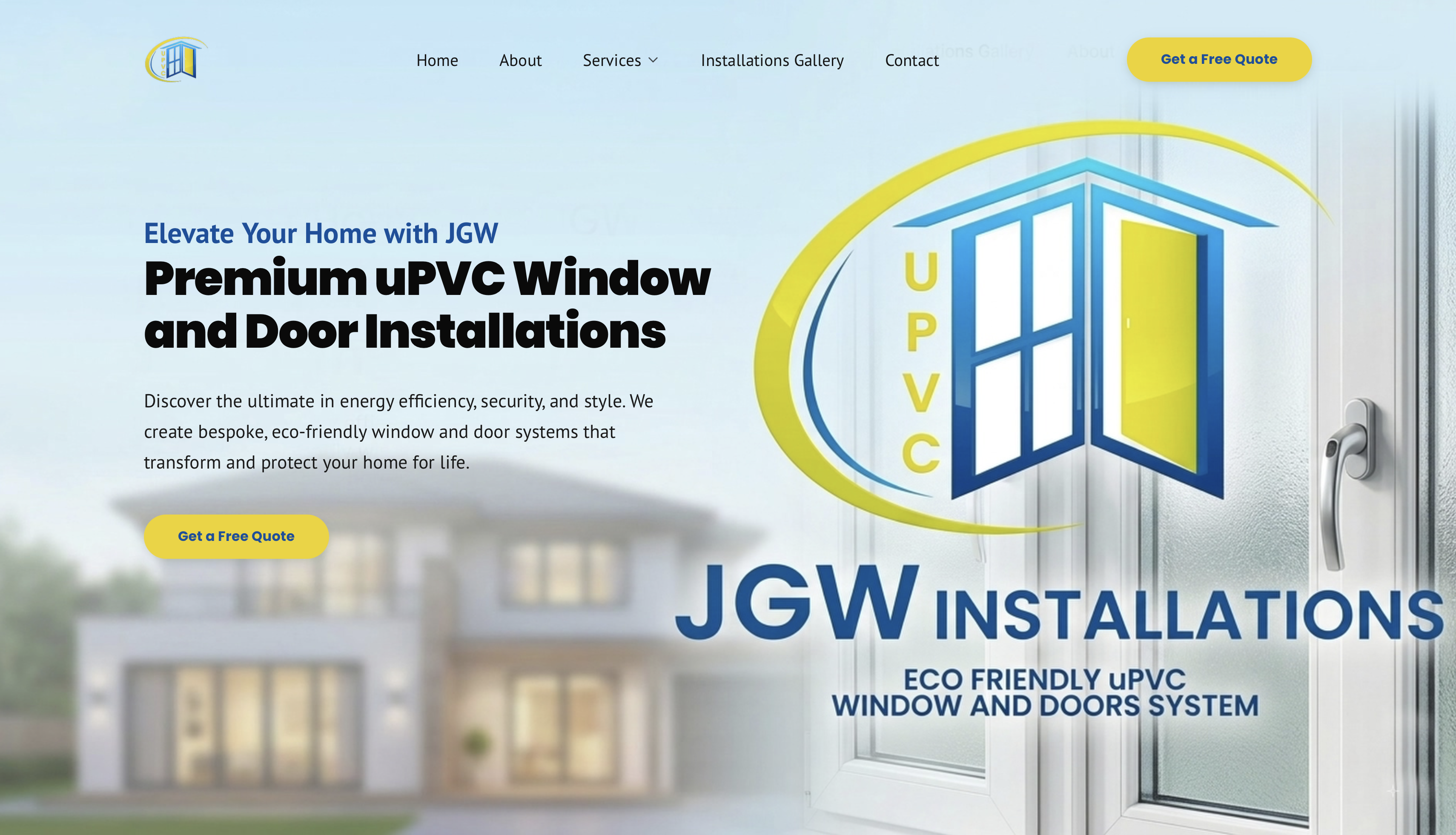 JGW Installations website